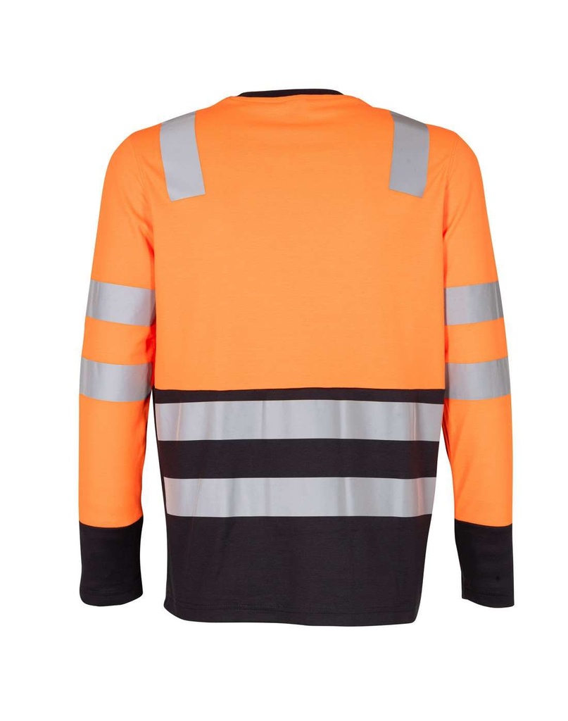Polera bicolor manga larga 2025